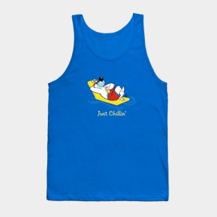 POLAR BEAR JUST CHILLN' Tank Top